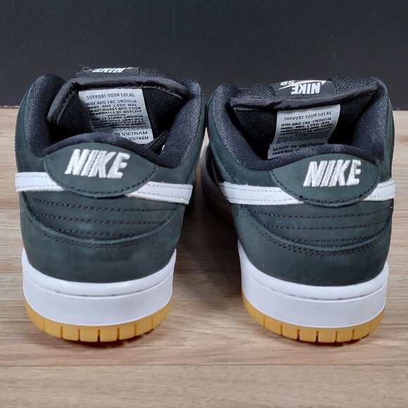Nike SB Dunk Low Pro Black Gum Shoes Mens Size 8 Skater‎ Skateboard CD2563-006 - Picture 5 of 8